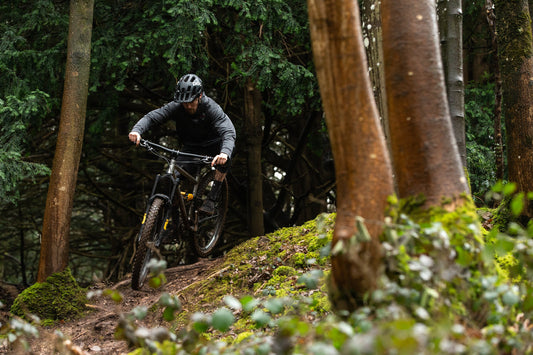 winter mountain biking