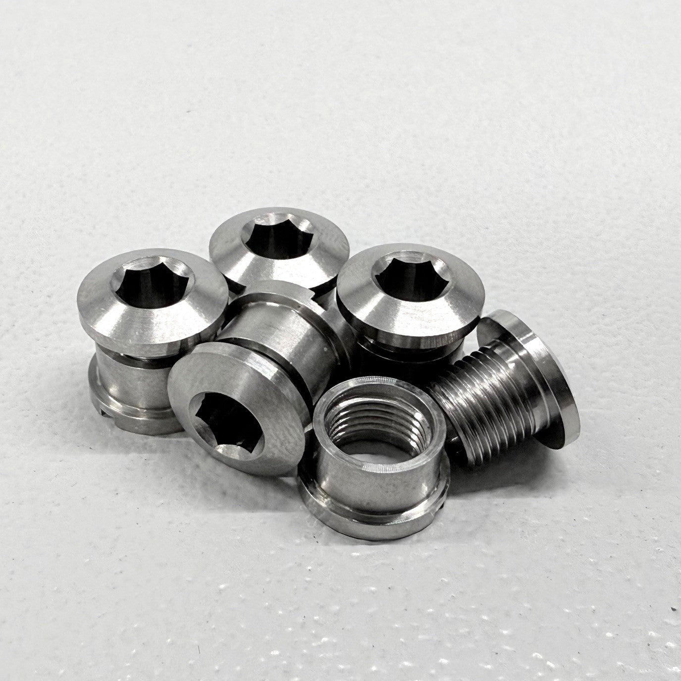 MIDDLEBURN SHORT STAINLESS STEEL CHAINRING BOLT SET - X5